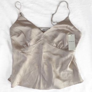 Abercrombie & Fitch Satin Tank